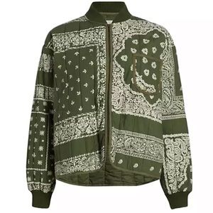 The Great Bandana Quilted Bomber